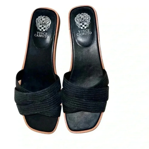 Vince Camuto criss cross black sandals size 8.5 - Picture 1 of 6